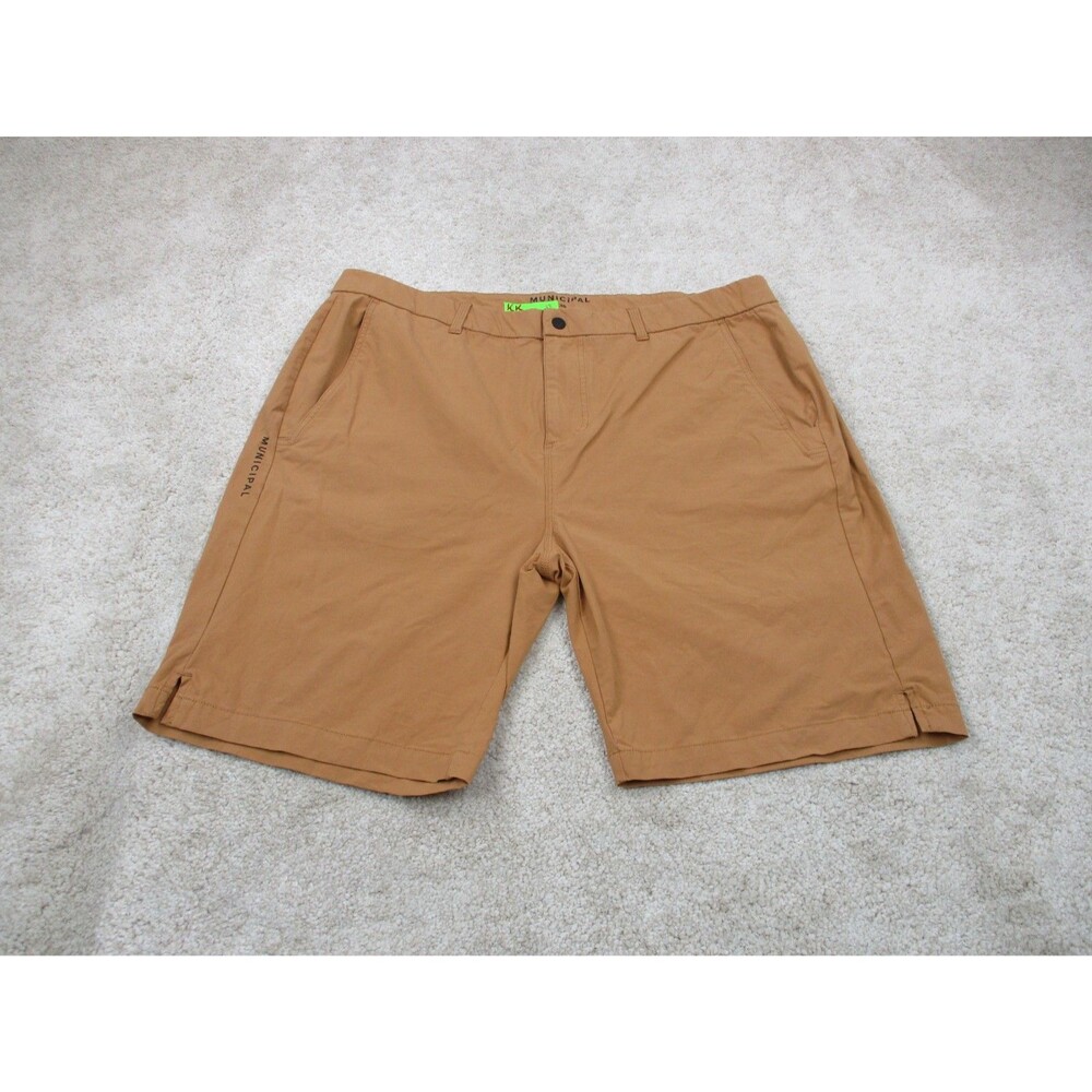 Municipal Sport Utility Gear Shorts Mens 38 Brown AllShort Chino Athletic Golf